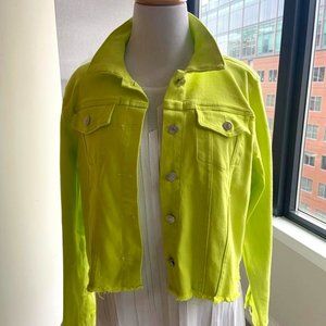 Yellow lime jacket